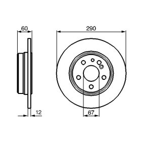 Antriebslager, Generator F 00M 136 248