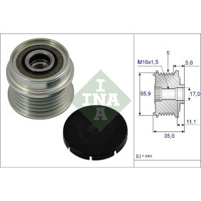 Achetez des Poulie damper (vilebrequin) INA 544 0086 10 à prix pour 168,29 €