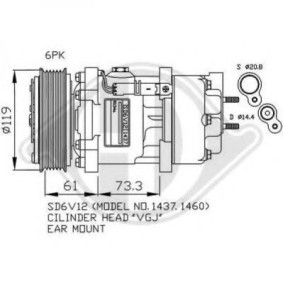 Acquista Compressore aria condizionata da DIEDERICHS 7422500 a buon mercato per soli 395,08 €