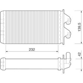 Achetez des Radiateur du moteur MAGNETI MARELLI 350213139300 à prix pour 372,59 €