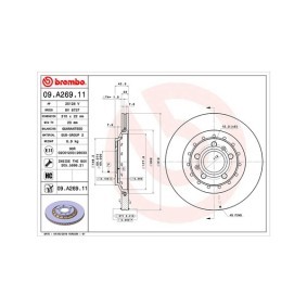 Achetez des Disque de frein MAGNETI MARELLI 360406070401 à prix pour 125,83 €