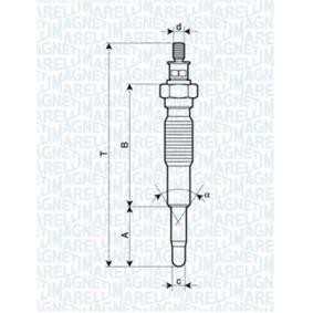 Köp Glödstift av MAGNETI MARELLI 062900077304 till det låga priset 148,49 kr