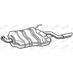 Endschalldämpfer 22594 von WALKER günstig für 101,06 € online kaufen