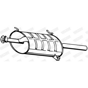 Endschalldämpfer 16678 von WALKER günstig für 93,99 € online kaufen