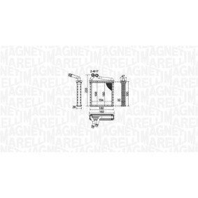 Achetez des Radiateur du moteur MAGNETI MARELLI 350213141900 à prix pour 347,29 €