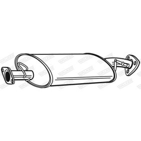 Mittelschalldämpfer von WALKER 22658
