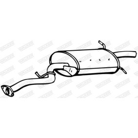 Endschalldämpfer 16658 von WALKER günstig für 66,08 € online kaufen