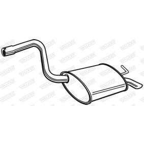 Endschalldämpfer von WALKER 23234