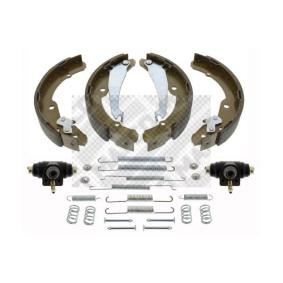 Bremsensatz, Trommelbremse 9734 VOLKSWAGEN CADDY von MAPCO