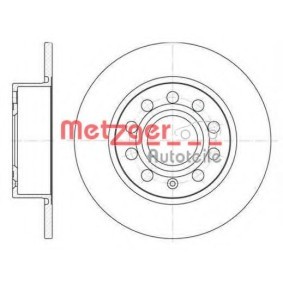 Bremsscheibe 14861 V für Octavia III Combi (5E5) für 39,69 CHF