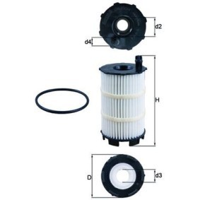 Achetez des Filtre à huile KNECHT OX 350/4D à prix pour 39,61 €