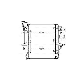Achetez des Radiateur du moteur AVA COOLING SYSTEMS MTA2202 à prix pour 250,40 €