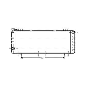 Achetez des Radiateur du moteur AVA COOLING SYSTEMS JE2001 à prix pour 213,37 €