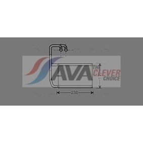 Kühler, Motorkühlung DW2123 von AVA COOLING SYSTEMS günstig für 428,39 € online kaufen