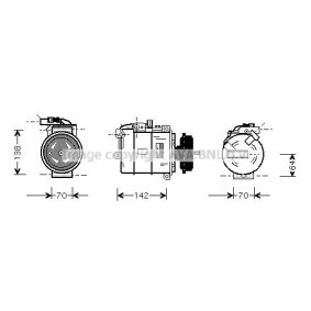 Acquista Compressore aria condizionata da AVA COOLING SYSTEMS VWAK087 a buon mercato per soli 403,51 €