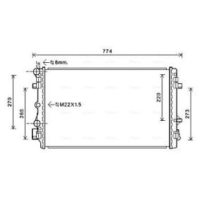 Achetez des Radiateur du moteur AVA COOLING SYSTEMS SA2021 à prix pour 115,88 €