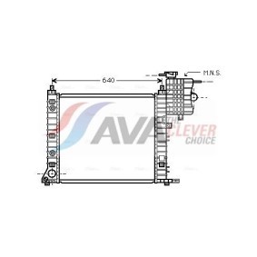 Achetez des Radiateur du moteur AVA COOLING SYSTEMS JR2054 à prix pour 604,22 €