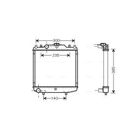 Acquista Radiatore motore da AVA COOLING SYSTEMS DWA2051 a buon mercato per soli 92,48 €