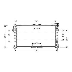 Achetez des Radiateur du moteur AVA COOLING SYSTEMS MZA2037 à prix pour 171,31 €
