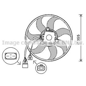 Kühlerlüfter VW7534 von AVA COOLING SYSTEMS günstig für 96,25 € online kaufen