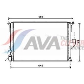 Comprar Intercooler de AVA COOLING SYSTEMS HY4231 a bajo precio de 124,26 €
