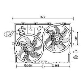 Kühlerlüfter FT7587 von AVA COOLING SYSTEMS günstig für 330,66 € online kaufen