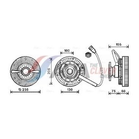 Achetez des Compresseur de climatisation AVA COOLING SYSTEMS CRK108 à prix pour 715,38 €