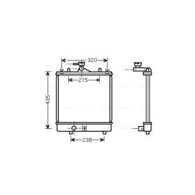 Comprar Radiador, refrigeración del motor de AVA COOLING SYSTEMS SZA2061 a bajo precio de 171,84 €