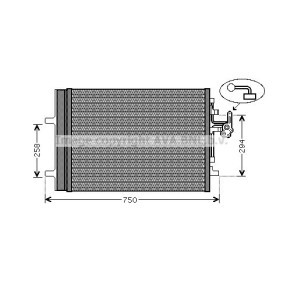 Klimakondensator von AVA COOLING SYSTEMS VO5161
