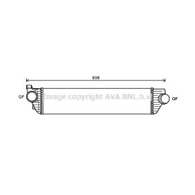 Kjøp Intercooler av AVA COOLING SYSTEMS RT4498 til den lave prisen 2077,66 NOK
