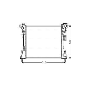 Achetez des Radiateur du moteur AVA COOLING SYSTEMS CR2104 à prix pour 317,29 €