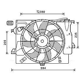 Kühlerlüfter HY7546 von AVA COOLING SYSTEMS günstig für 206,80 € online kaufen
