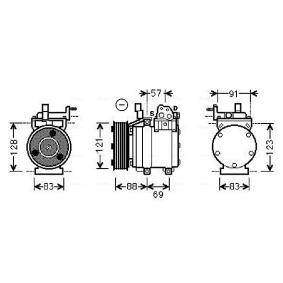 Acquista Compressore aria condizionata da AVA COOLING SYSTEMS HYK258 a buon mercato per soli 664,46 €