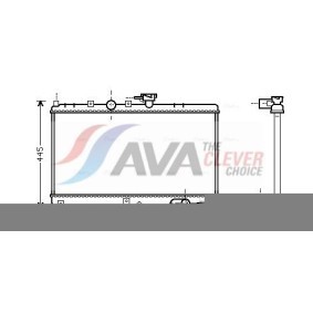 Acquista Radiatore motore da AVA COOLING SYSTEMS DU2009 a buon mercato per soli 1043,24 €