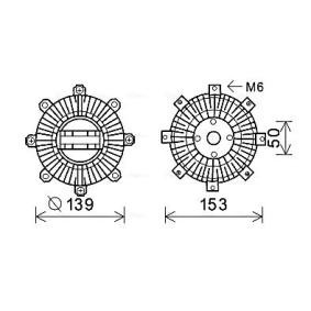 Kupplung, Kühlerlüfter für MITSUBISHI von AVA COOLING SYSTEMS