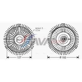 Achetez des Radiateur du moteur AVA COOLING SYSTEMS AU2024 à prix pour 1054,38 €
