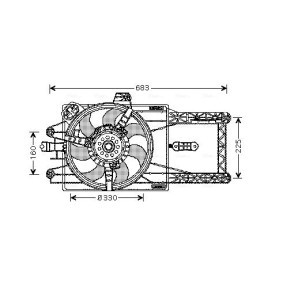 Kühlerlüfter FT7529 von AVA COOLING SYSTEMS günstig für 218,26 € online kaufen
