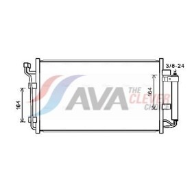 Compre Embraiagem, ventilador do radiador da AVA COOLING SYSTEMS DFC055 a um preço baixo por 297,93 €