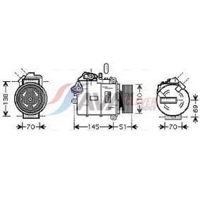 Acquista Compressore aria condizionata da AVA COOLING SYSTEMS ALK125 a buon mercato per soli 506,83 €