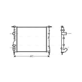 Achetez des Radiateur du moteur AVA COOLING SYSTEMS RTA2218 à prix pour 85,56 €