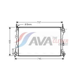 Comprar Intercooler de AVA COOLING SYSTEMS FT4110 a bajo precio de 1014,41 €