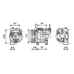 Acquista Compressore aria condizionata da AVA COOLING SYSTEMS SUK083 a buon mercato per soli 510,89 €