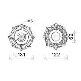 Kjøp Clutch, kjølevifte av AVA COOLING SYSTEMS TOC589 til den lave prisen 1676,71 NOK