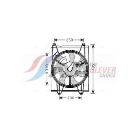 Kühler, Motorkühlung für SSANGYONG von AVA COOLING SYSTEMS