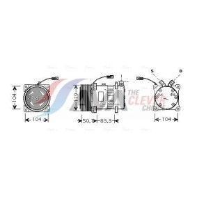 Acquista Compressore aria condizionata da AVA COOLING SYSTEMS BWK389 a buon mercato per soli 654,75 €