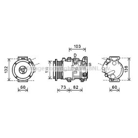Klimakompressor von AVA COOLING SYSTEMS TOK599