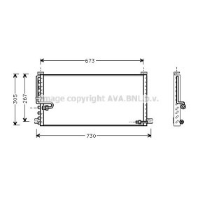 Klimakondensator von AVA COOLING SYSTEMS TO5216
