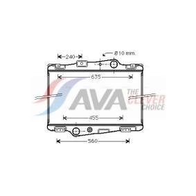 Klimakondensator für JAGUAR von AVA COOLING SYSTEMS