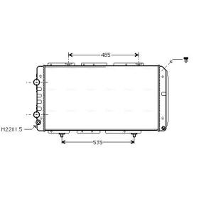 Achetez des Radiateur du moteur AVA COOLING SYSTEMS PE2150 à prix pour 78,85 €