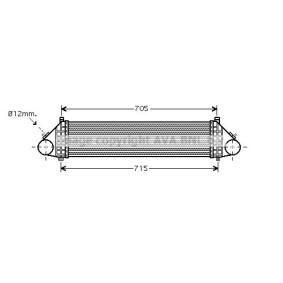 Comprar Intercooler de AVA COOLING SYSTEMS VO4164 a bajo precio de 142,22 €